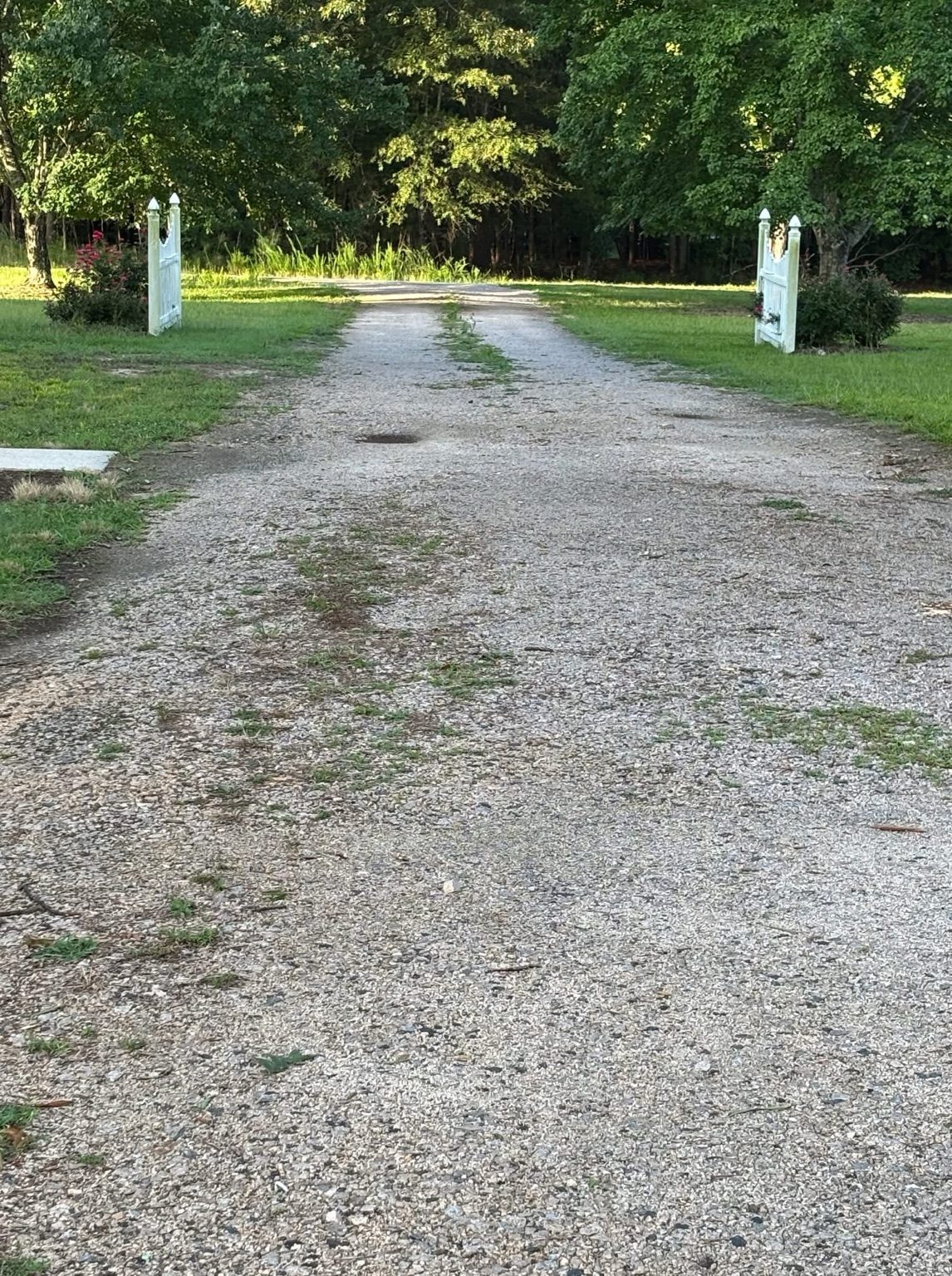 Completed driveway project